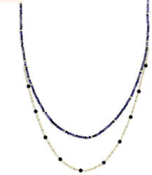Victoria rose gold színű kék gyöngyös nyaklánc (VBKACA73845) - eking