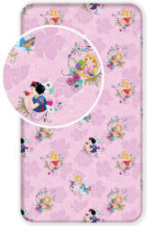 BrandMac Disney Hercegnők rose gumis lepedő 90x200cm (JFK016824)