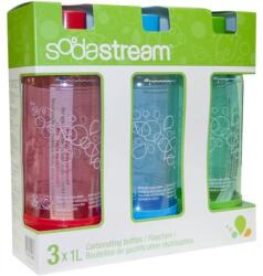 SodaStream 40028570 Jet 3x1 l palack szett 3 db-os színes (40028570)