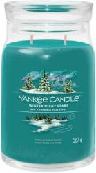 Yankee Candle Signature üveg 2 kanóc Winter Night Stars 567 g