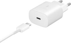 Samsung EP-TA800XWE hálózati gyorstöltő fej 25W fehér + Type-C Type-C kábel
