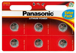 Panasonic Lithium gombelem 3V CR2016 6db blister