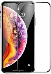 Baseus iPhone XI 6.5/ XS MAX Baseus Rigid-edge 3D kijelzővédő üvegfólia megerősített kerettel fekete