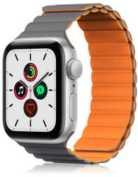 Kingxbar Apple Watch (38 / 40 / 41 mm) Kingxbar mágneses óraszíj szürke-narancssárga