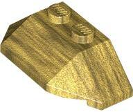 LEGO® 47759c115 - LEGO gyöngyház arany kocka 2 x 4 méretű, 3 oldalán lecsapott (47759c115)