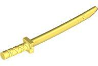 LEGO® 21459c103 - LEGO élénk világos sárga minifigura kard négyszögletes markolattal, shamshir (21459c103)