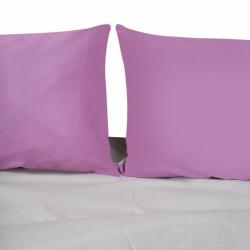 Heinner King Size bed set, 2 colors design, made of 100% cotton, density 144TC. Product dimensions: 2 pillow covers 50x70 cm, duvet cover sheet 200x220 cm, flat sheet 220x240 cm (HR-KGBED144-MOV) - Technodepo Lenjerie de pat