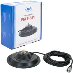 PNI Baza magnetica PNI 145/PL 145mm contine cablu 4m si mufa PL259 (PNI-145-PL) - eldaselectric