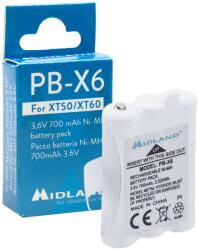 Midland Acumulator Midland PB-X6 700mAh Ni-Mh dedicat pentru Midland XT50/XT60 Cod C1300 (C1300)