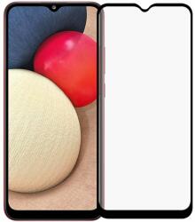Samsung Galaxy A02s Kijelzővédő üvegfólia 5D fekete