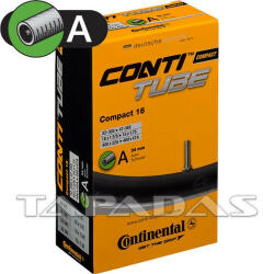 Continental Compact16 A34 32/47-305/349 dobozos kerékpár tömlő