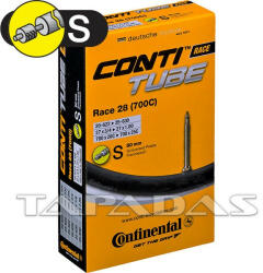 Continental Race28 S60 20/25-622/630 dobozos kerékpár tömlő