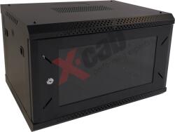 Xcab Cabinet Metalic Xcab 19inch Tip Rack Wallmount Perete S 9U 600x450mm Negru (Xcab-9U45S.9004)