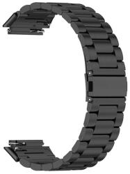 gigapack Huawei Band 7 pótszíj (egyedi méret, rozsdamentes acél, állítható) fekete (GP-126411)