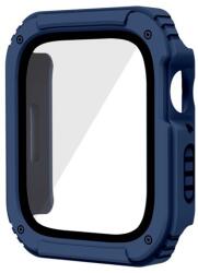 gigapack Apple Watch Series 3 42mm műanyag keret (bumper, ütésálló + kijelzővédő üveg) sötétkék (GP-125075)