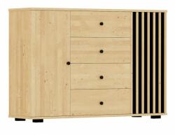 Komforttéka Panel-Lux fenyő Komód 2 ajtós 4 fiókos (34560)