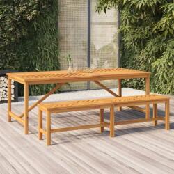 vidaXL Masa de sufragerie grădină 200x90x74 cm, lemn masiv de acacia (362242)