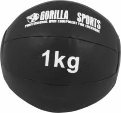 Gorilla Sports Medicinlabda 1 kg fekete