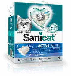 Sanicat Active White ultra csomósodó macskaalom 6 L