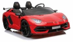 LeanToys Masinuta electrica pentru copii, Lamborghini Aventador Rosu, cu telecomanda, 2 motoare, greutate maxima 50 kg, 8282 - gimihome
