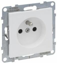 Legrand SUNO Priza simpla 2P+E standard francez Conexiuni fara surub Alb 721180 (721180)