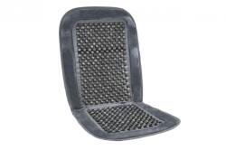 AMiO Huse auto cu bile de masaj din lemn si margine de plus gri CSM-01-Grey (AVX-AM01385) - Technodepo