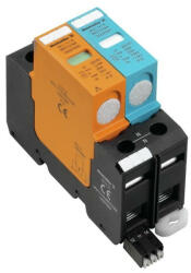  Weidmüller 1352270000 VPU I 1+1 R 280V/12, 5KA Túlfeszültség-levezető, Kisfeszültség, telekommunikációs érintkezővel, Single-phase, IT, N-nel, IT, N nélkül, TN (1352270000)