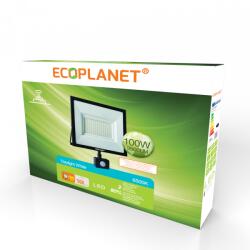 ECOPLANET – Saving The Future Proiector LED Ecoplanet Tablet Senzor de miscare, 100W (500W), 9000LM, F, lumina rece 6500K, IP65 (ECO-0131)