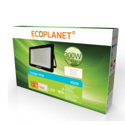 ECOPLANET – Saving The Future Proiector LED Ecoplanet, Slim Tablet SMD, 300W (1500W), 27000LM, IP65, 175-265V, lumina rece 6500k (ECO-0316)
