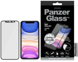 Panzer E2E Super+ iPhone Xr/11 tokbarát Swarovsky CamSlider fekete képernyővédő fólia