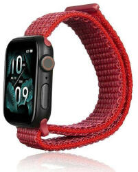 Beline Apple Watch Nylon óraszíj 42/45/45/49mm piros