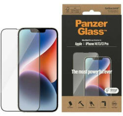 Panzer Ultra-Wide Fit iPhone 14 / 13 Pro / 13 6, 1" antibakteriális képernyővédő fólia