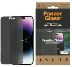 Panzer Ultra-Wide Fit iPhone 14 Pro Max 6, 7" Privacy Screen Protection antibakteriális képernyővédő fólia