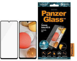 Panzer E2E Super+ Samsung Galaxy A42 5G A426 tokbarát antibakteriális fekete képernyővédő fólia