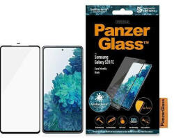 Panzer E2E Microfracture Samsung Galaxy S20 FE G781 tokbarát ujjlenyomat-mentes antibakteriális fekete kijelzővédő fólia