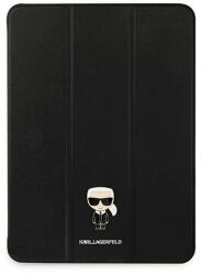 KARL LAGERFELD KLFC11OKMK iPad 11" Pro 2021 könyvtok fekete Saffiano Karl Iconic