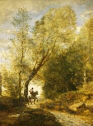 Grafika - Puzzle Baptiste-Camille Corot: Pădurea din Coubron - 2 000 piese Puzzle