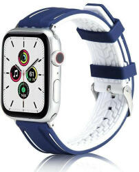 Beline Apple Watch szilikon óraszíj 42/44/45/49mm kék/fehér