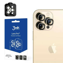 3mk Protection Lens Protection Pro iPhone 13 Pro / 13 Pro Max arany kamera védőfólia rögzítőkerettel
