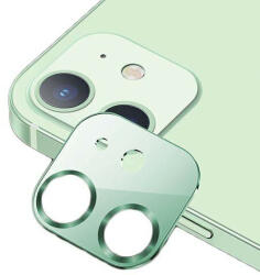 USAMS Camera Lens edzett üveg iPhone 12 kameralencsére fém zöld BH703JTT04 (US-BH703)