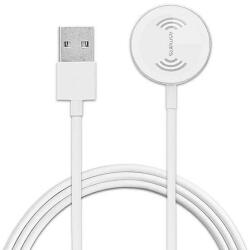 4smarts indukciós töltő VoltBeam Mini Apple Watch 1-8/SE 1m kábellel USB-A 2.5W fehér
