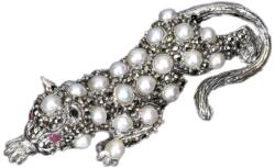 Frumoasa Venetiana Brosa argint perle (C1871)