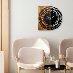 Tanelorn Ceas de perete decorativ din lemn Wooden Clock 39, Nuc deschis, 58x3x58 cm (6714910376069)