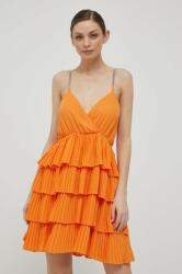 Artigli ruha narancssárga, mini, harang alakú - narancssárga 34 - answear - 27 890 Ft
