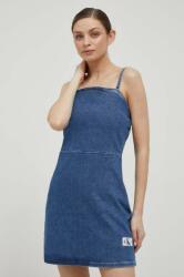 Calvin Klein farmerruha mini, egyenes - kék XS - answear - 30 990 Ft