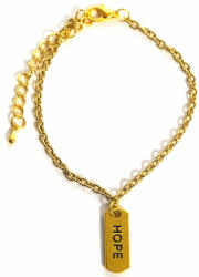 Maria King REMÉNY karkötő charmmal, arany vagy ezüst színben (STM-19/k)