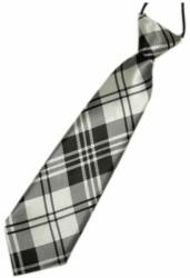 Maria King Káró mintás nyakkendő nyakánál elasztikus gumival (WNY04)