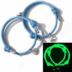 Maria King Mágnessel összekapcsolódó fluoreszkáló szövet karkötő pároknak, 2 db (WEN2129)