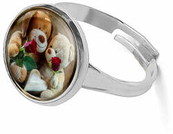Maria King Maci Love gyűrű, ezüst színben (állítható méret) (stm-uv-el-gy-13-e)