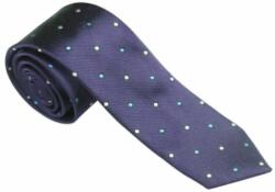 Maria King Sötétlila, fehér és kék apró kockás nyakkendő (WNY100)
